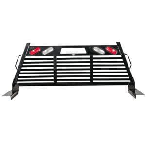 Frontier Truck Gear Headache Rack (Full Louvered w/ Lights) | FTG110-40-3008 | 2003-2008 Dodge Ram